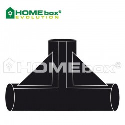 HOMEbox® T-Stück 3 Wege Verbinder 22 mm