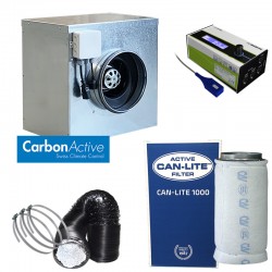 CarbonActive EC Silent Box 1000 m³/h 200 mm inkl. GrowControl FANBASE EC