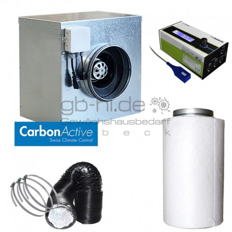 CarbonActive EC Silent Box 2250 m³/h 315 mm inkl. GrowControl FANBASE EC