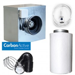 CarbonActive EC Silent Box 3500 m³/h 315 mm inkl. GrowContol FANSPEED EC Klinke