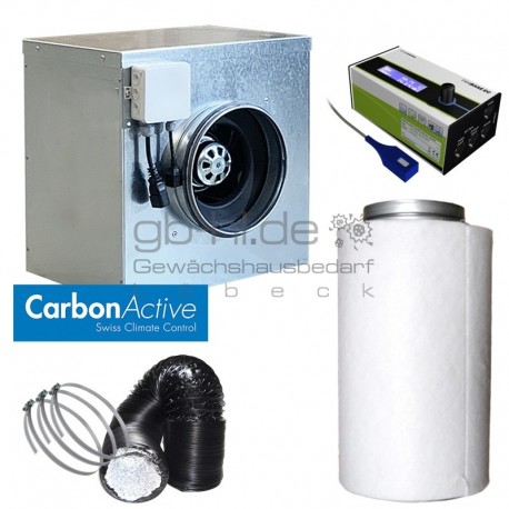 CarbonActive EC Silent Box 3500 m³/h 315 mm inkl. GrowControl FANBASE EC