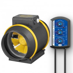 MAX-FAN PRO EC 200 - 1301 m³/h Speed & Temp Control