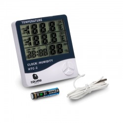 Caluma digitales Thermo- Hygrometer mit Uhr