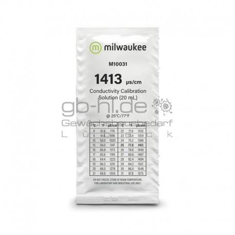 Milwaukee 20 ml  EC 1413 µS/cm Kalibrierflüssigkeit 