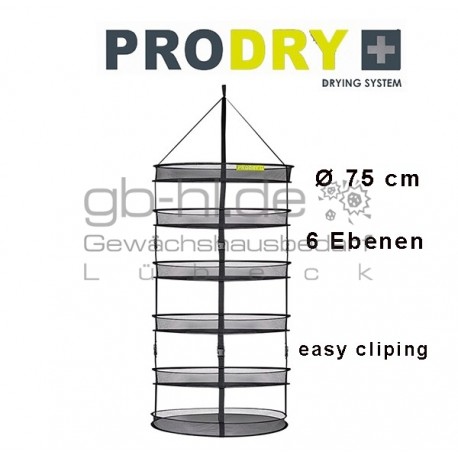 GHP ProDry Modulable Trockennetz M 6 Ebenen 75 cm 