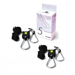 Caluma Aufhängesystem 68 kg 2er Set mit Metallhaken und Spannrollen