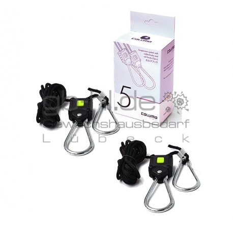 Caluma Aufhängesystem 68 kg 2er Set mit Metallhaken und Spannrollen