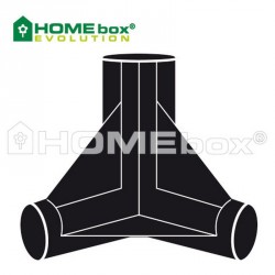 HOMEbox® 3 Wege Verbinder 22 mm